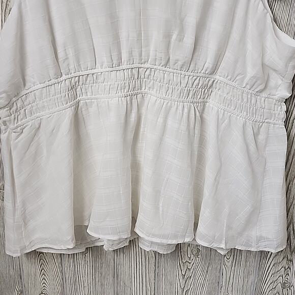 Torrid Window Pane V Neck Sleeveless Tank Top Womens Plus Size 4X NWT - Picture 9 of 12